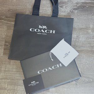 Coach gift bag/box set